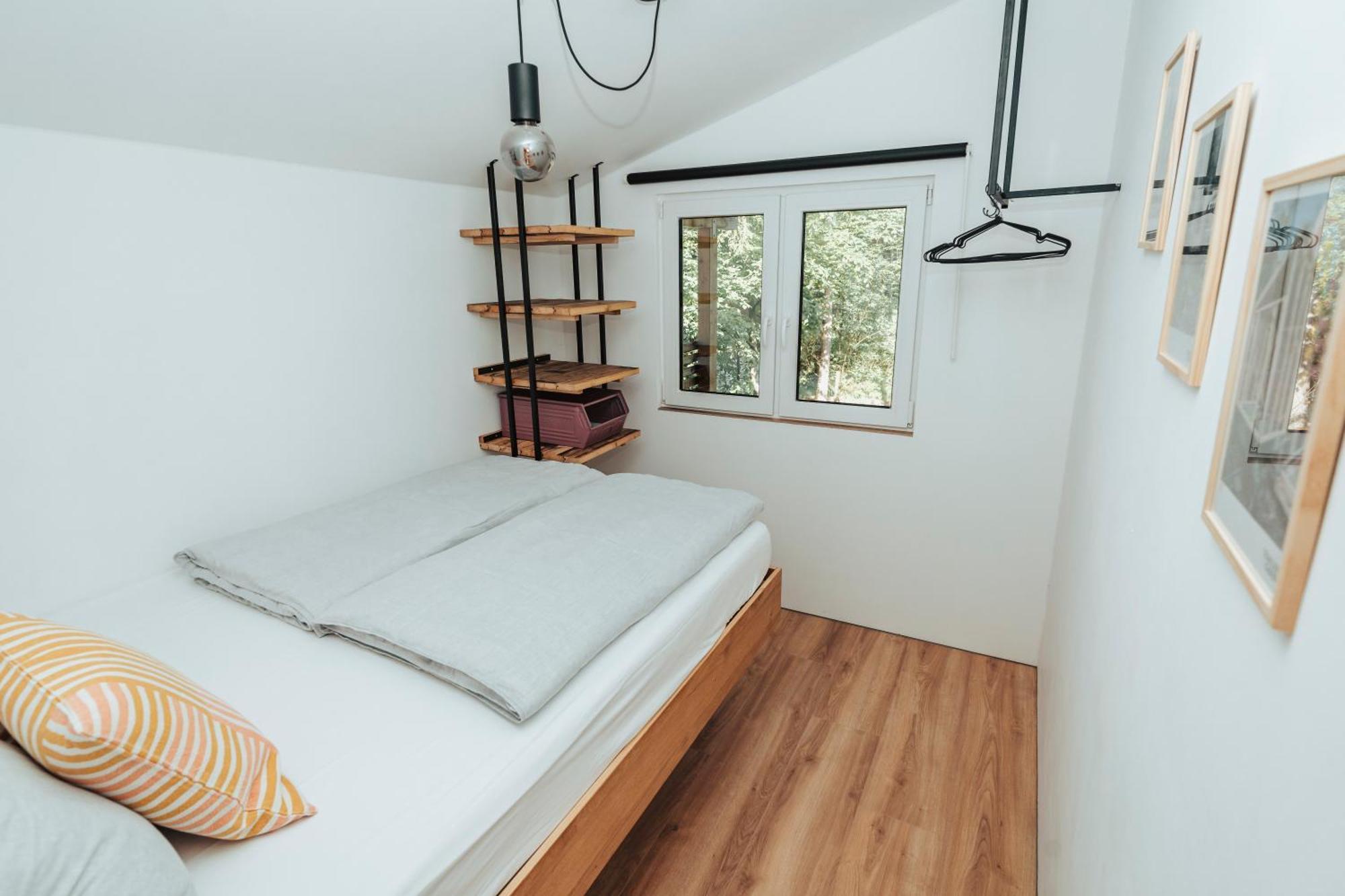 Modernes Tinyhouse Trailer Cabins Am Waldrand - Mit Seezugang Eging Exterior photo