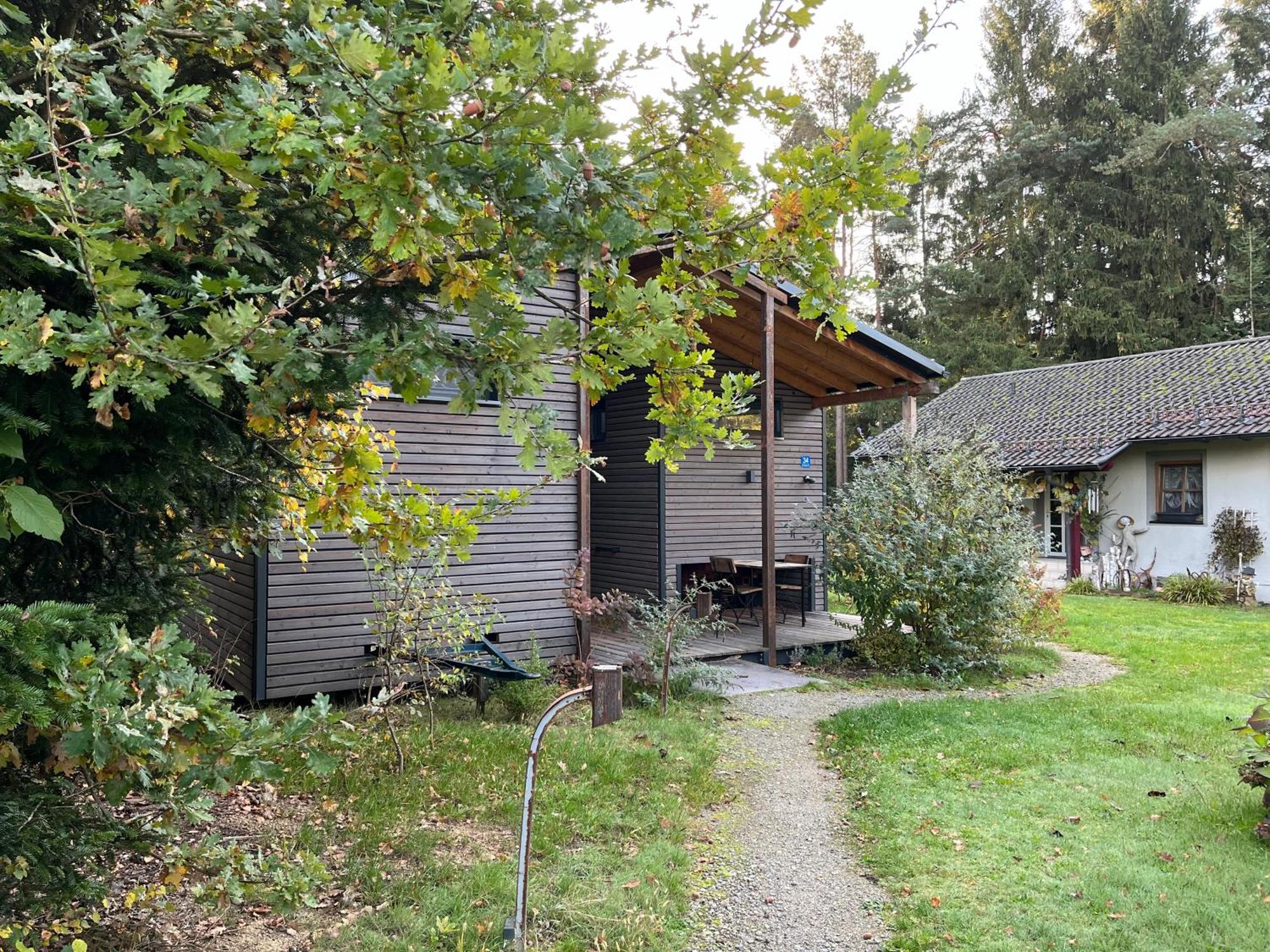 Modernes Tinyhouse Trailer Cabins Am Waldrand - Mit Seezugang Eging Exterior photo