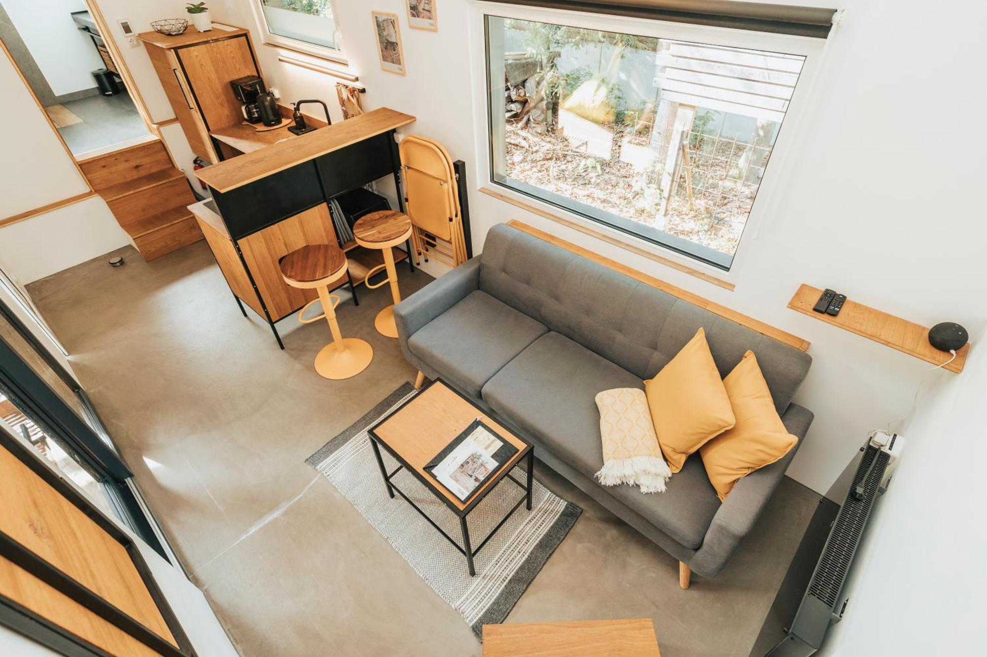 Modernes Tinyhouse Trailer Cabins Am Waldrand - Mit Seezugang Eging Exterior photo