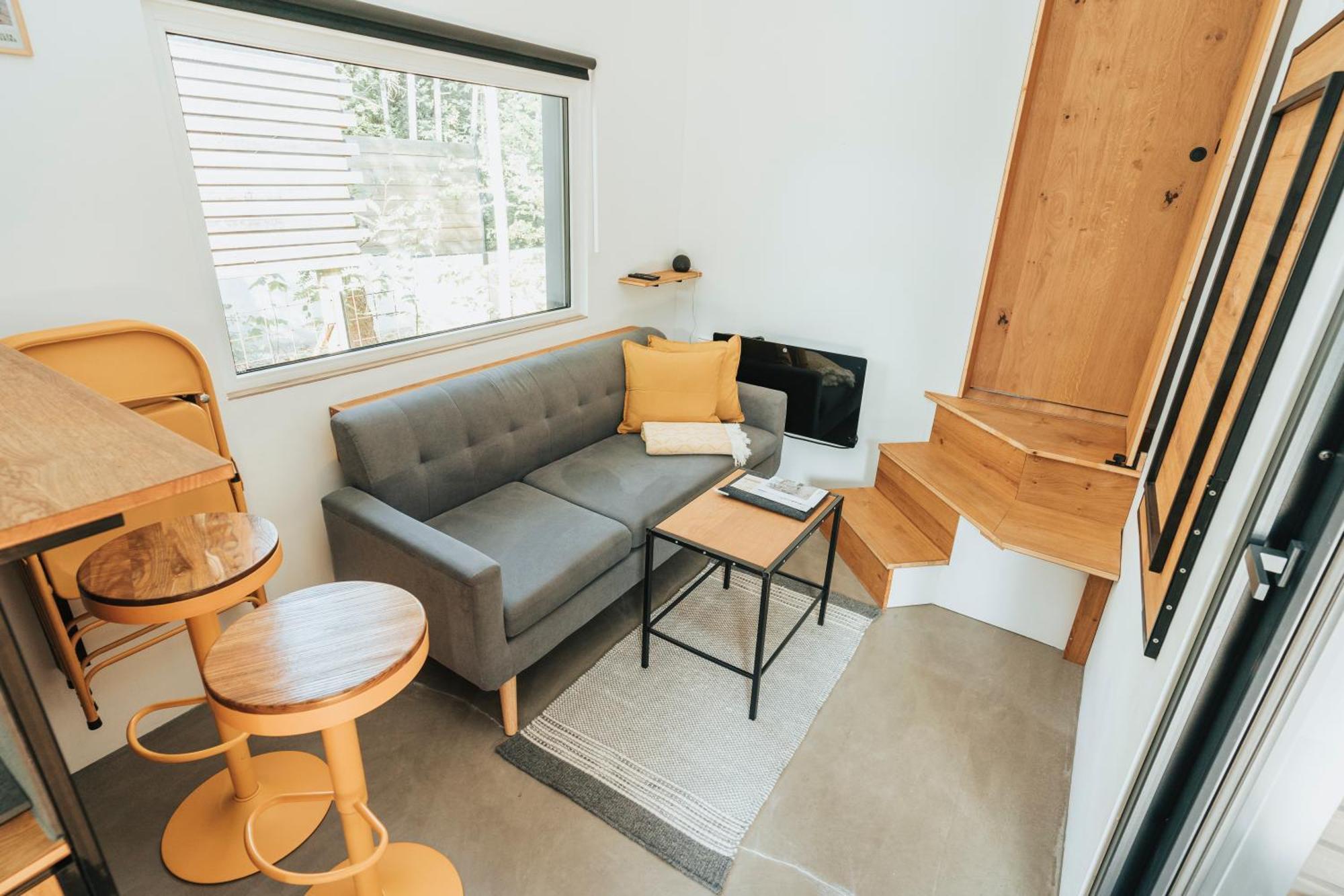 Modernes Tinyhouse Trailer Cabins Am Waldrand - Mit Seezugang Eging Exterior photo