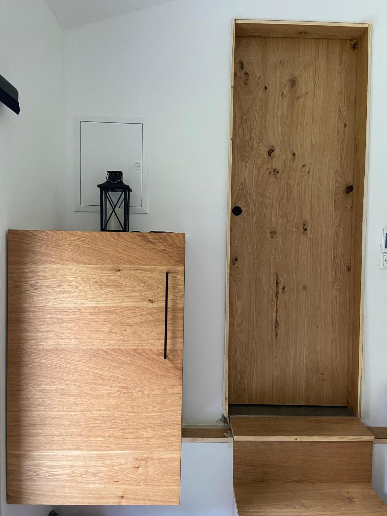 Modernes Tinyhouse Trailer Cabins Am Waldrand - Mit Seezugang Eging Exterior photo