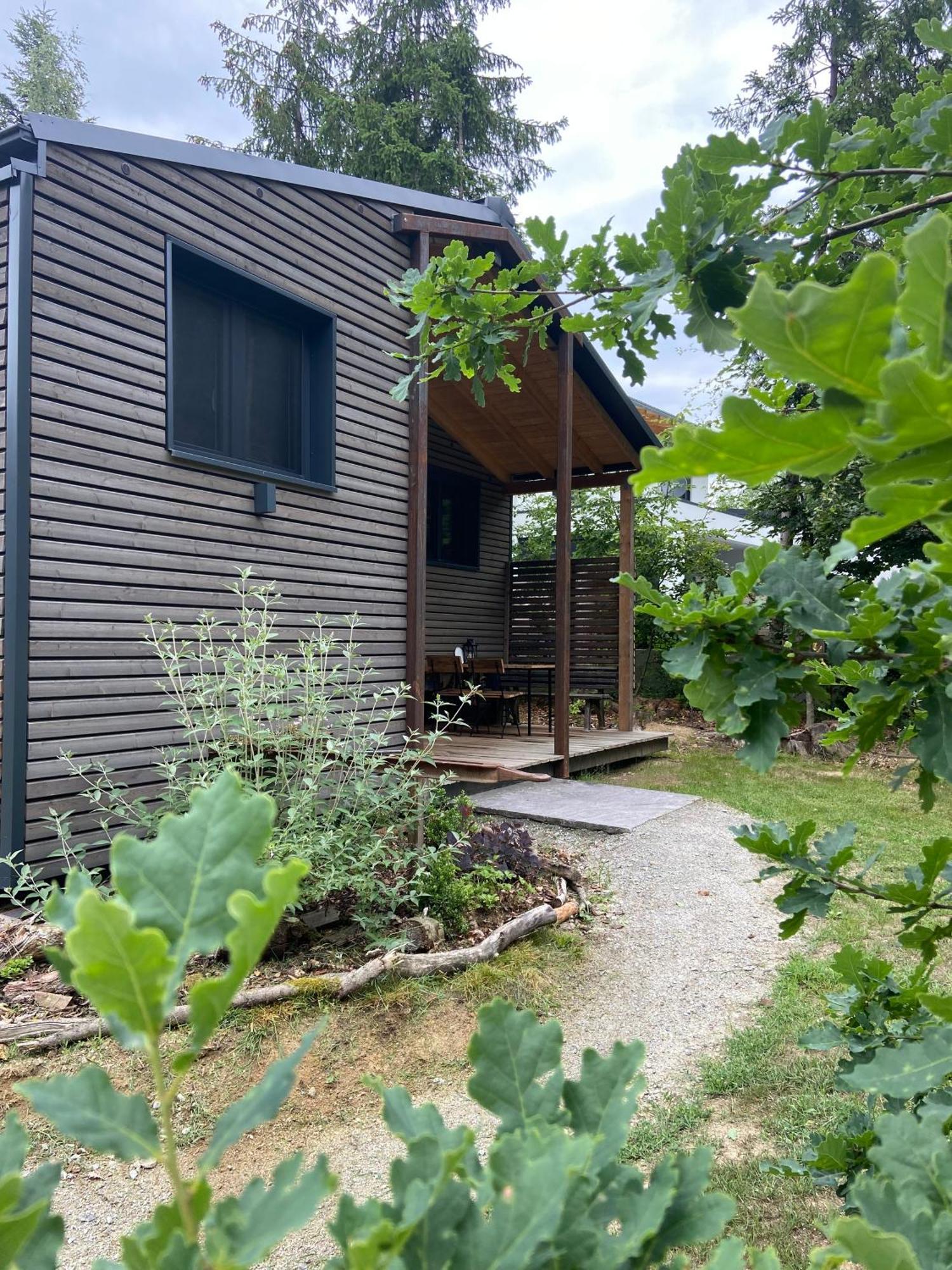 Modernes Tinyhouse Trailer Cabins Am Waldrand - Mit Seezugang Eging Exterior photo